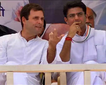 Rahu Gandhi and Sachin Pilot (file photo)