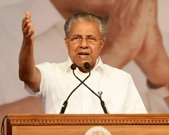 Kerala CM Pinarayi Vijayan files nomination papers