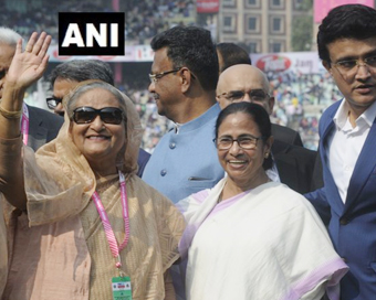 D/N Test: Hasina, Mamata ring customary Eden bell with Ganguly