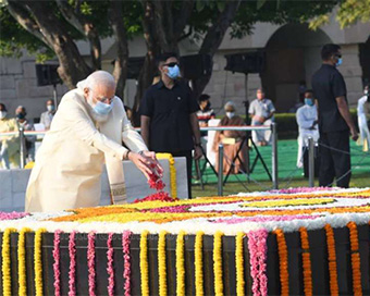 PM Modi pays his tributes to Mahatma Gandhi on his 151 birth anniversary