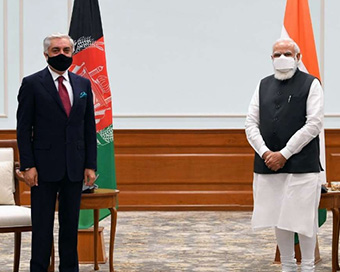 Afghan peace negotiator Abdullah Abdullah meets PM Modi