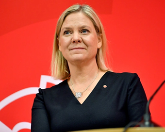 Sweden’s parliament elects Magdalena Andersson as first female Prime Minister