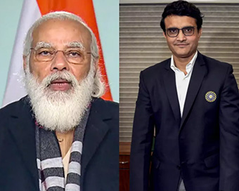 PM Modi calls up Sourav Ganguly to know about his health