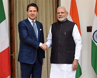 PM Modi with Italy PM Giuseppe Conte (file pic)