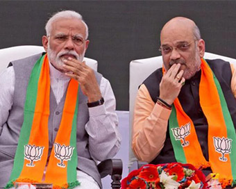 PM Narendra Modi with Amit Shah (file pic)