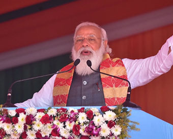 PM Modi urges voters in Bengal, Assam to cast votes in record numbers