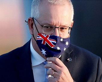 Australian PM Scott Morrison tests for Covid-19 following casual contact 