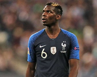 France and Manchester United midfielder Paul Pogba 