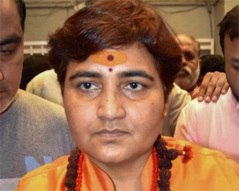 Bhopal MP Pragya Singh Thakur (File photo)