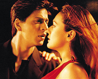 Preity Zinta and Shah Rukh Khan