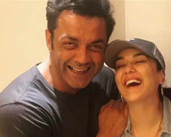 Bobby Deol with Preity Zinta (file photo)