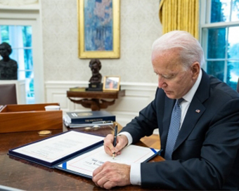 US President Joe Biden signs executive order on abortion rights challenging state laws