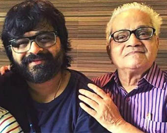 Music composer Pritam with father Prabodh Chakraborty
