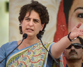 RSS is against reservation policy: Priyanka Gandhi