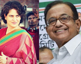 Chidambaram being hunted for exposing government: Priyanka