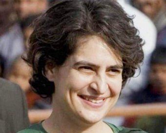 Priyanka Gandhi Vadra makes Twitter debut (File photo)