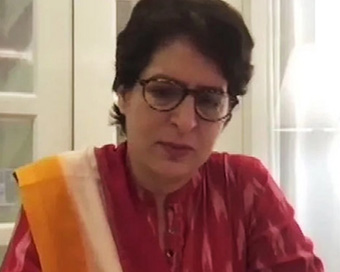 Congress General secretary Priyanka Gandhi