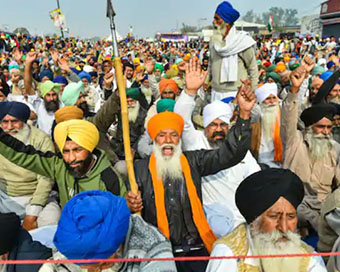 Protesting farmers