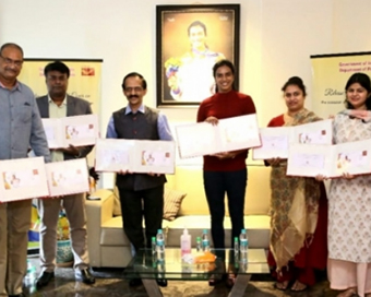 Special postal cover released on PV Sindhu