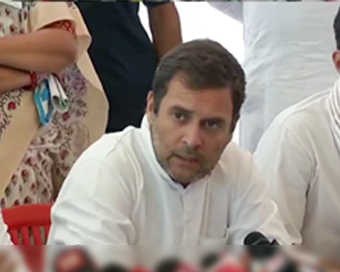 Rahul meets Alwar gangrape victim