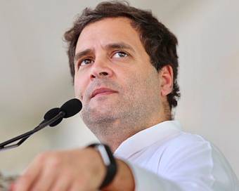 Congress leader Rahul Gandhi (file photo)