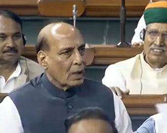 Parliament Monsoon Session: Rajnath says government ready to discuss Manipur situation in Lok Sabha