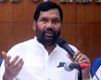 Union Minister for Consumer Affairs, Food and Public Distribution Ram Vilas Paswan 