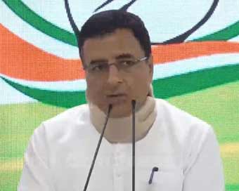Congress spokesperson Randeep Singh Surjewala 
