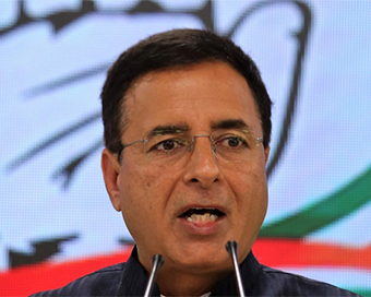 Congress Chief Spokesperson Randeep Surjewala (file pic)