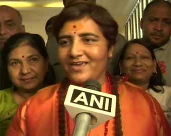 Sadhvi Pragya joins BJP, says will contest polls