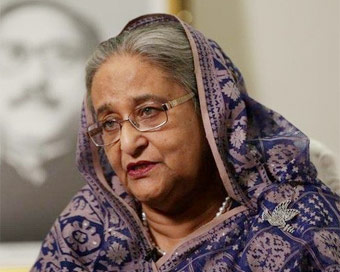 Bangladesh Prime Minister Sheikh Hasina (File photo)
