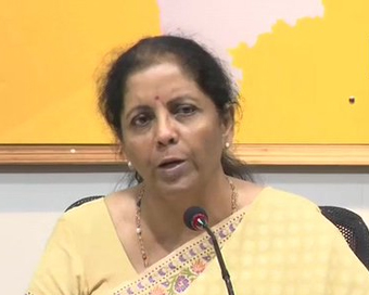 Finance Minister Nirmala Sitharaman (File photo)