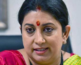 Union Women and Child Development Minister Smriti Irani 