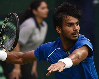 Indian tennis player Sumit Nagpal