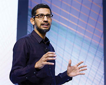 Alphabet and Google CEO Sundar Pichai (file photo)