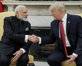 PM Modi with US President Donald Trump (file photo)
