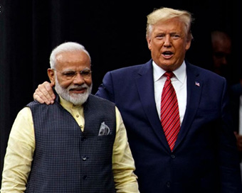 PM Modi with US President Trump (file photo)