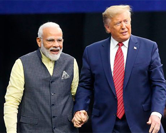 US President Donald Trump with Prime Minister Narendra Modi (file photo)
