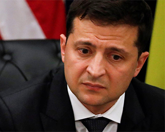 Ukrainian President Volodymyr Zelensky