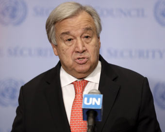 United Nations Secretary General Antonio Guterres (file photo)