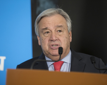 United Nations Secretary-General Antonio Guterres (file photo)
