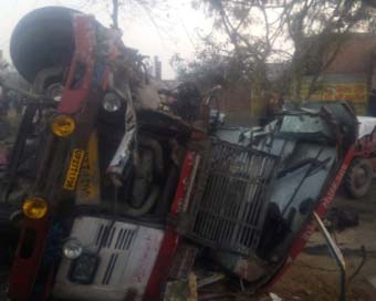 3 killed, over 24 injured in road accident in UP