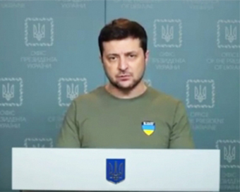 Ukrainian President Volodymyr Zelensky