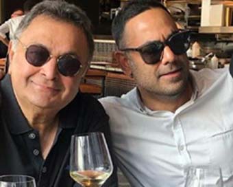 Rishi Kapoor and son-in-law Bharat Sahni 