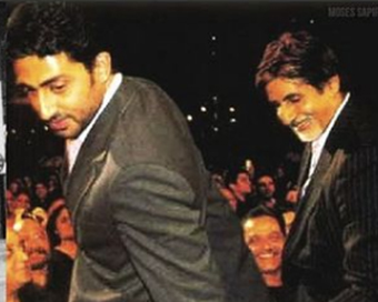 Big B on Abhishek