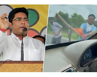 Abhishek Banerjee claims his vehicle was attacked in Tripura, BJP denies