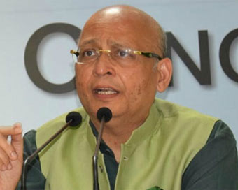 Congress leader Abhishek Manu Singhvi (file photo)