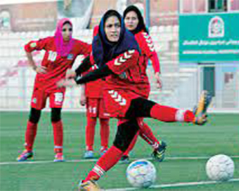 Afghan female football team evade Taliban threat