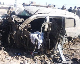 Suicide car bomb kills 30 policemen in Afghanistan