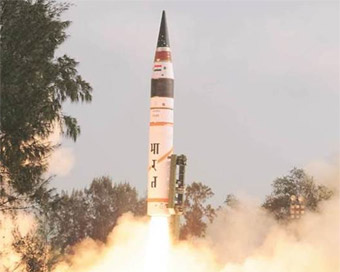 Agni-I ballistic missile (file photo)